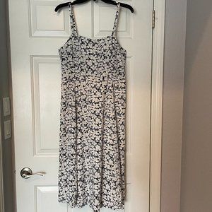 Gap Square Neck Fit & Flare Dress